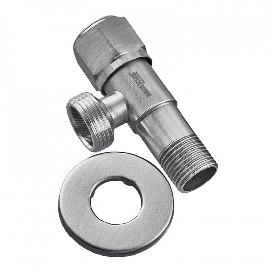 Кран для підключення сантехприладів Mixxus VAL-07-1/2x3/4 з нерж.ст.SUS304 (УПАКОВКА БЛІСТЕР) (MI60