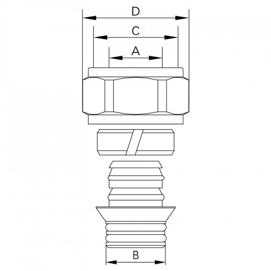 Евроконус Koer KR.1152 - 3/4”x16 (KR3182)