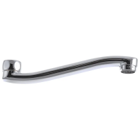 Вилив (гусак) вигнутий Haiba M7220S (20 см) (GU0030)