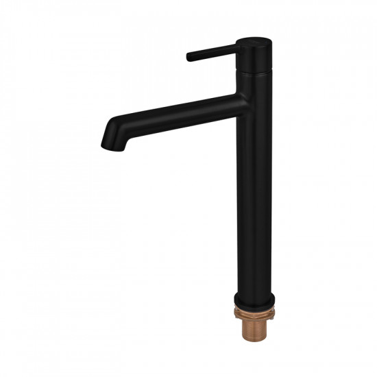 Змішувач для умивальника високий Koer KB-11029-05 Колір чорний (KR5488)
