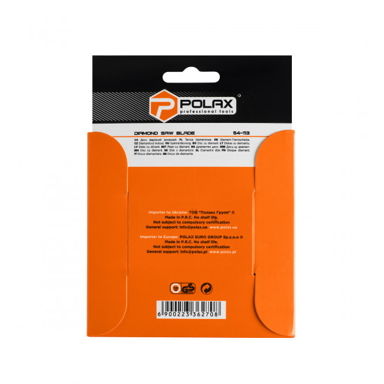 Диск отрезной алмазный Ceramic Polax 115x1.4x22.23 (54-113)