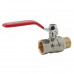 Кран кульовий Nolf classic NFC.621-06-1/2" FM ГШВ, ручка "важіль" червона (NF3138)