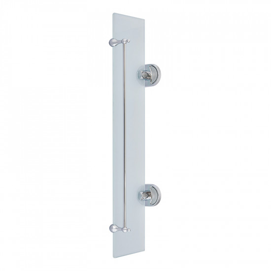 Полиця з обмежувачем (скло) Zerix AFB-0107 (ZX5042)