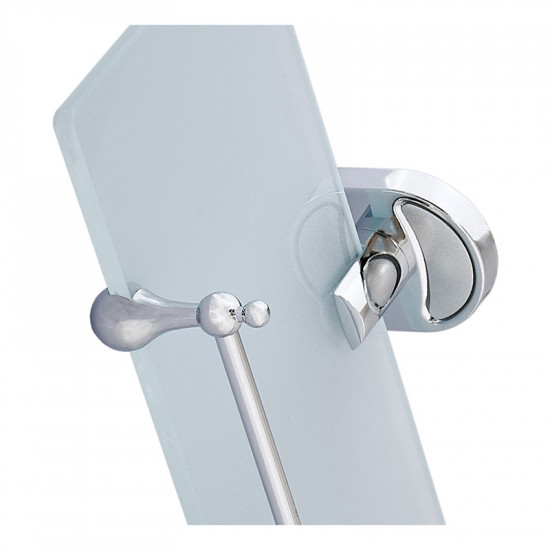 Полиця з обмежувачем (скло) Zerix AFB-0107 (ZX5042)