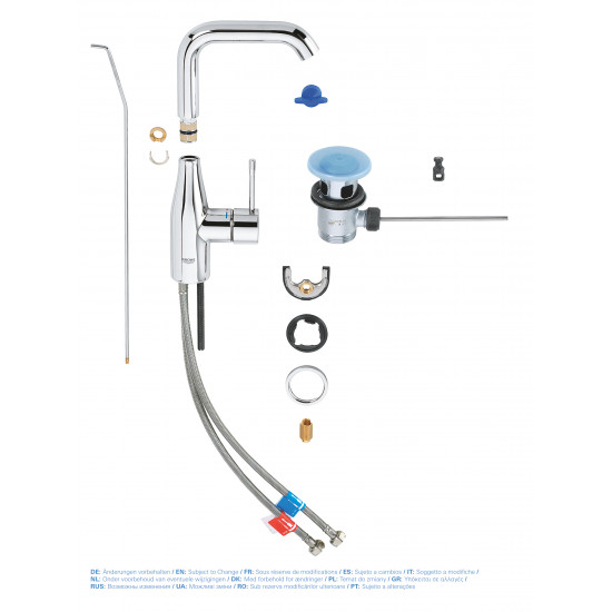 Смеситель для раковины L-размера Grohe Essence New (32628001)