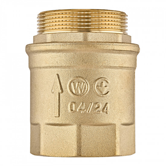 Клапан зворотній для байпаса Waterpro WP601-50FM - 2" латунь, куля EPDM (WP3334)