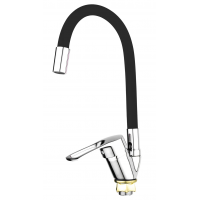 Змішувач для кухні Mixxus FANY 011 (Nut) Refl.Black (без підведення) (MI6287)