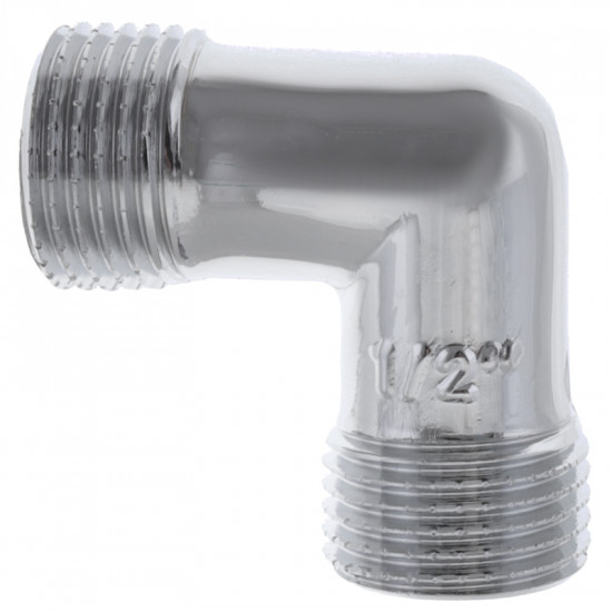 Кут 1/2'' НН (хром) Koer KF.L06M.CHR (KF0130)