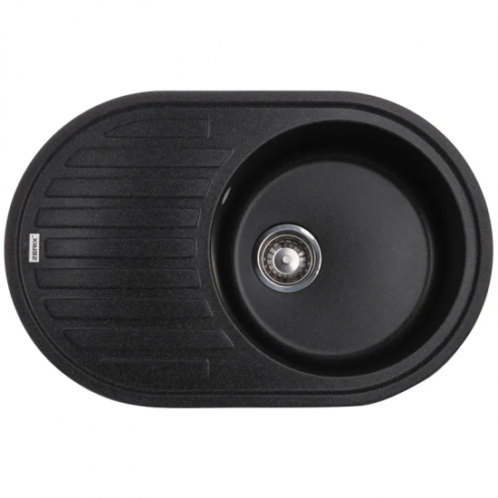 Мийка кухонна Zerix ZS-7750R-13 Графитная (ZX4561)