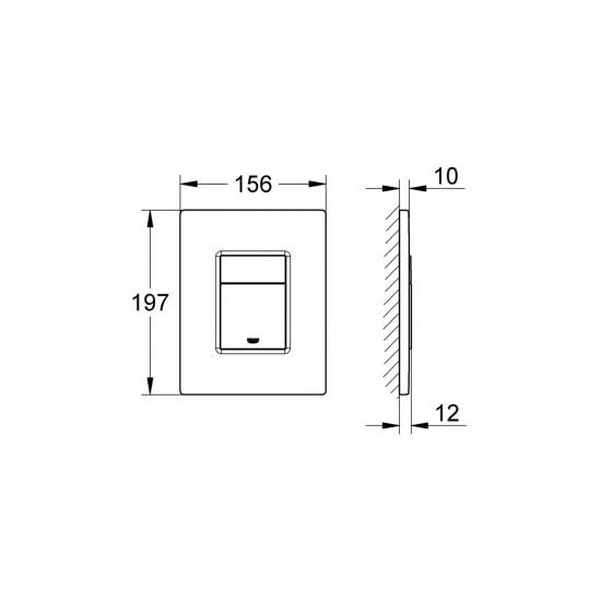 Комплект Grohe Set Унітаз ELLIPSE-0301-T3 + Інсталяція 38536001 + панель 38732000 (38536001ELLIPS03