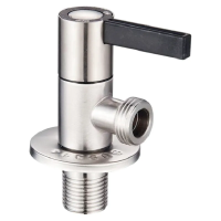 Кран для подключения сантехнических приборов Zerix VAL-11-1/2x1/2 из нержавеющей стали SUS304 (ZX5104)