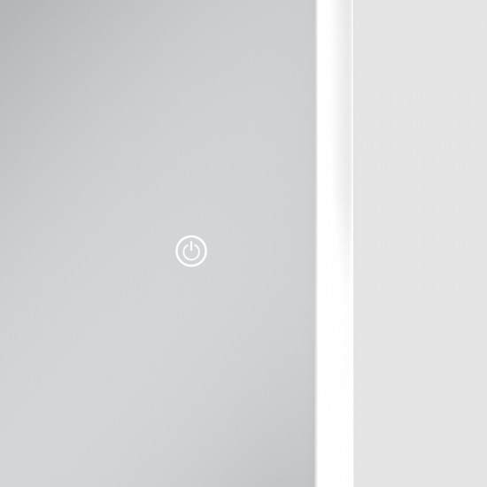 Зеркало Mixxus Premium OLIVARY MR19-90x70-REVERSE (LED Touch, Anti-fog, диммер (3-6,5kK)) (MP6630)