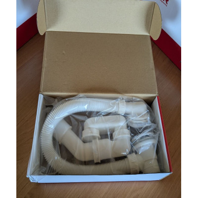 Сифон для ванни Koer BD-03-01 1 1/2'' автомат СLICK-СLACK з переливом, без ревізії (KR5441)