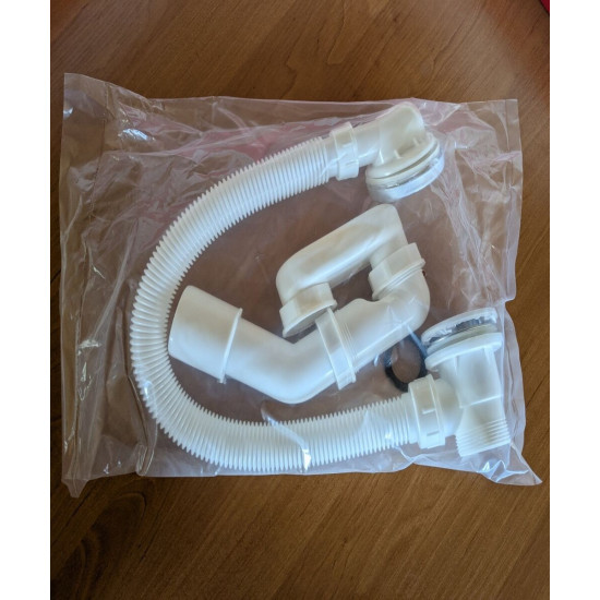 Сифон для ванни Koer BD-03-01 1 1/2'' автомат СLICK-СLACK з переливом, без ревізії (KR5441)