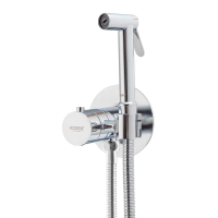 Змішувач для гігієнічного душу Koer KB-24029-01 термостатичний вбудований, колір хром (KR5485)