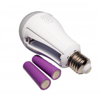 Лампа акумуляторна 8442 патрон E27, 20W, змінні 18650+2x18650 (20011)