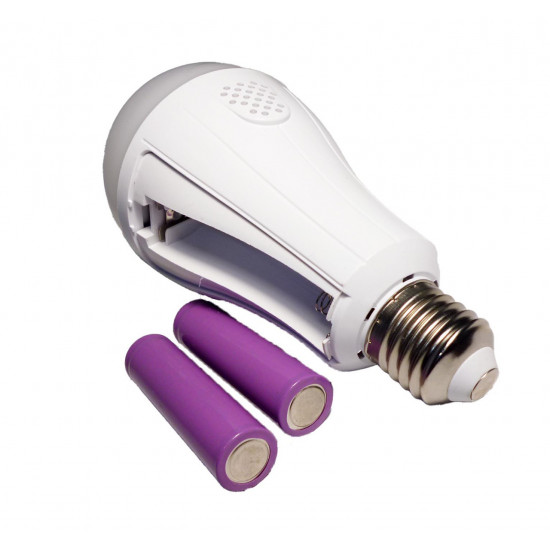 Лампа акумуляторна 8442 патрон E27, 20W, змінні 18650+2x18650 (20011)