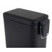 Відро для сміття з плавним закриттям прямокутне Zerix Sansa-TC0105 Black 5 л колір чорний (ZX5894)