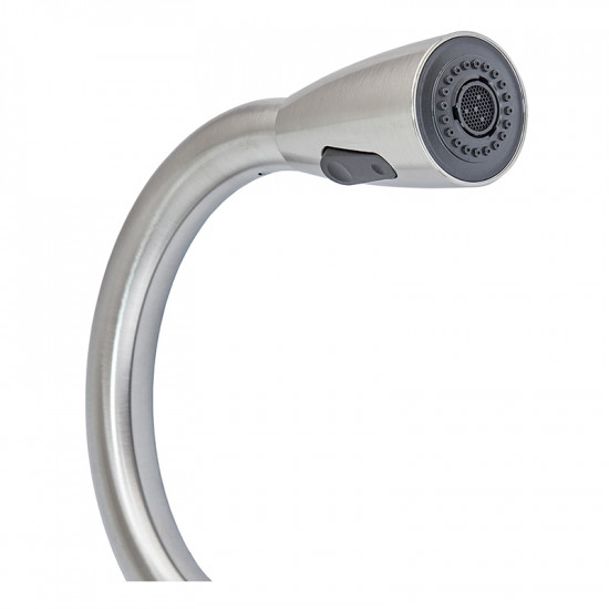 Кухонний змішувач з висувною лійкою Mixxus SUS 014-B (SS0023)