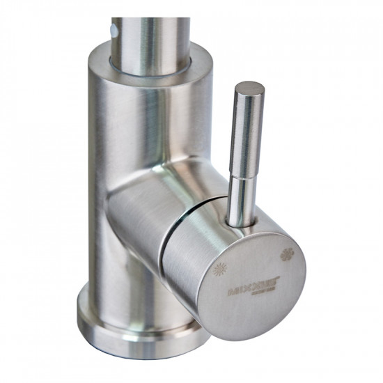 Кухонний змішувач з висувною лійкою Mixxus SUS 014-B (SS0023)