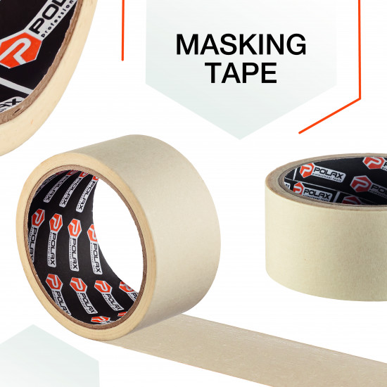 Малярна клейка стрічка Polax Profi 38 мм х 40 м (101-070)