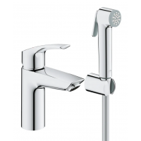 Змішувач для раковини з гігієнічним душем Grohe Eurosmart New (23124003)
