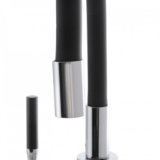 Змішувач для кухні з силіконовим виливом Mixxus Premium RIO 011 Чорний (MI5815)