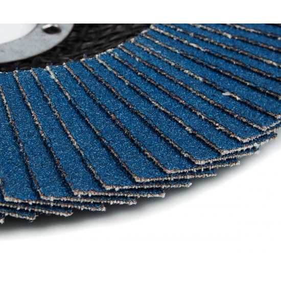 Диск шліфувальний пелюстковий 125*22, К60 Polax оксид цирконію (54-091)