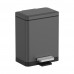 Ведро для мусора с плавным закрытием прямоугольное Koer TC-010306-07 6 л цвет графит (KR5602)