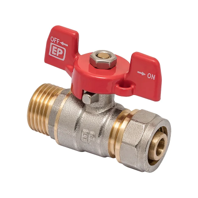 Кран шаровий Europroduct EP.501 Wing 16x1/2M (EP6040) Кран шаровий Europroduct EP.501 Wing 16x1/2M (EP6040)