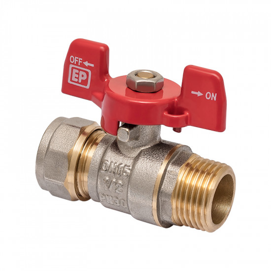 Кран шаровий Europroduct EP.501 Wing 16x1/2M (EP6040)