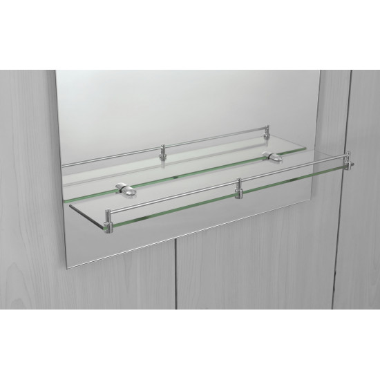 Зеркало настенное Zerix SANSA MRZ05-600x850x105 прямоугольное с полкой (ZX5628)