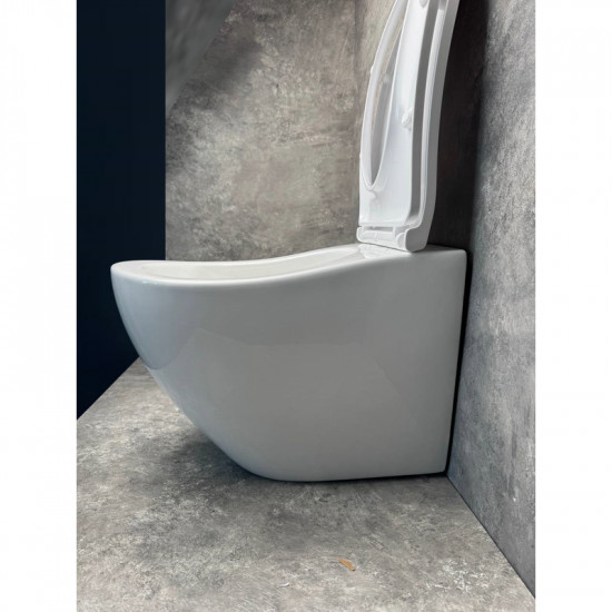 Унітаз підвісний ергономічний Koer TT-0101-T3 520x360x360mm система змиву TORNADO 3.0 (KR5615) Унітаз підвісний ергономічний Koer TT-0101-T3 520x360x360mm система змиву TORNADO 3.0 (KR5615)