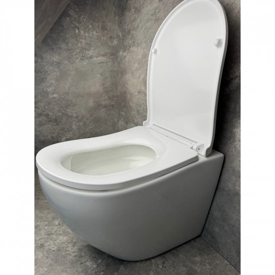 Унітаз підвісний ергономічний Koer TT-0101-T3 520x360x360mm система змиву TORNADO 3.0 (KR5615) Унітаз підвісний ергономічний Koer TT-0101-T3 520x360x360mm система змиву TORNADO 3.0 (KR5615)