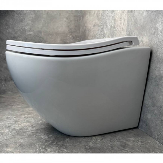 Унітаз підвісний ергономічний Koer TT-0101-T3 520x360x360mm система змиву TORNADO 3.0 (KR5615) Унітаз підвісний ергономічний Koer TT-0101-T3 520x360x360mm система змиву TORNADO 3.0 (KR5615)