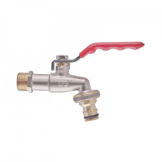 Кран поливу з конектором для швидкого підключення Nolf NFC.241-06 - 1/2" (NF3223)