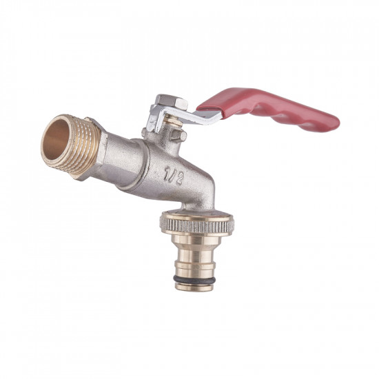 Кран поливу з конектором для швидкого підключення Nolf NFC.241-06 - 1/2" (NF3223)