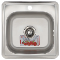 Мойка кухонная Zerix Z4848-06-160E (Satin) (ZM0557)