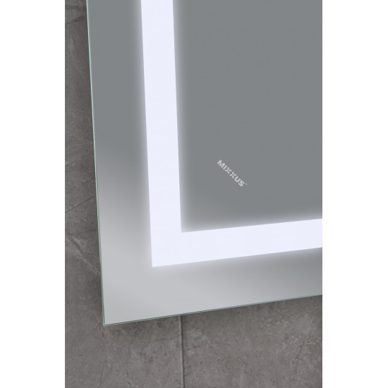 Зеркало Mixxus TALL MR08-80x60-REVERSE с LED Touch, Anti-fog, диммером, регулировкой яркости (MI