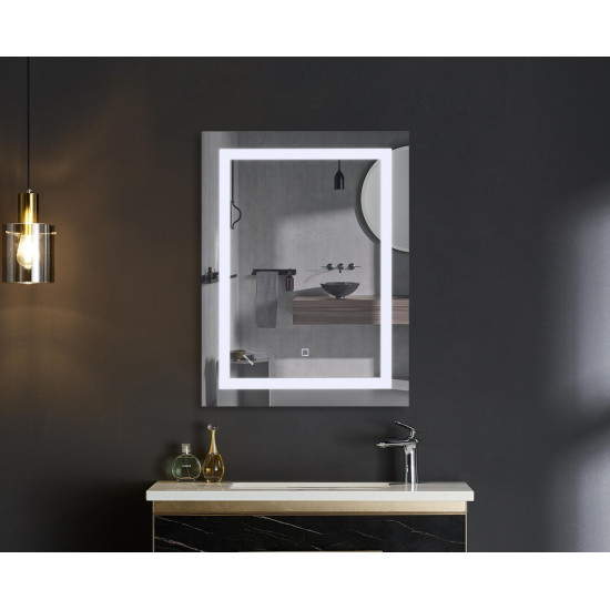 Зеркало Mixxus TALL MR08-80x60-REVERSE с LED Touch, Anti-fog, диммером, регулировкой яркости (MI