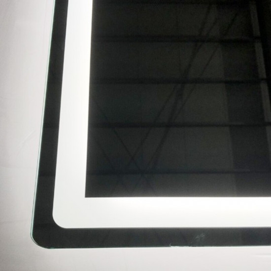 Дзеркало Zerix Mirra MR05-100x70 з LED Touch, Anti-fog, димером, регулятором яскравості (ZX6060)