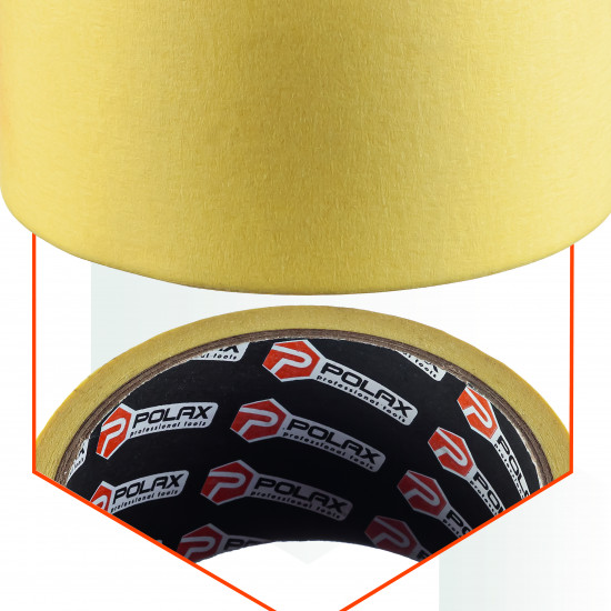 Малярна клейка стрічка Polax Стандарт 48 мм х 40 м (101-069)