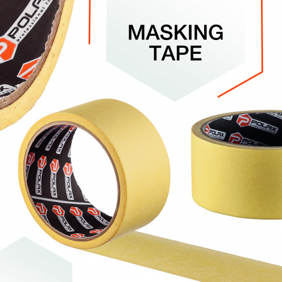 Малярна клейка стрічка Polax Стандарт 48 мм х 40 м (101-069)