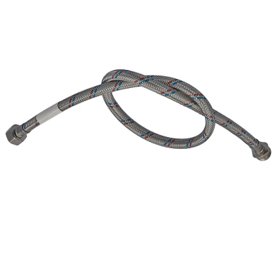 Гибкий шланг для подключения воды гайка 1/2'' - штуцер 1/2'' (200 см) Zerix (ZX1569)