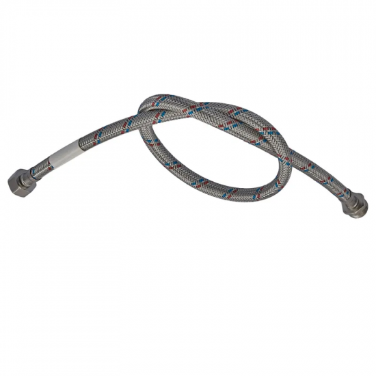 Гибкий шланг для подключения воды гайка 1/2'' - штуцер 1/2'' (200 см) Zerix (ZX1569)