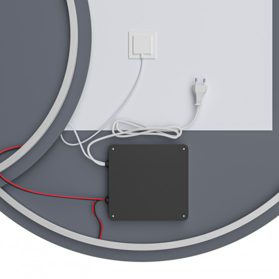 Зеркало Mixxus Premium TOPPER MC01-100x75 (LED Touch, Anti-fog, диммер (3-6,5kK) (MP6631)