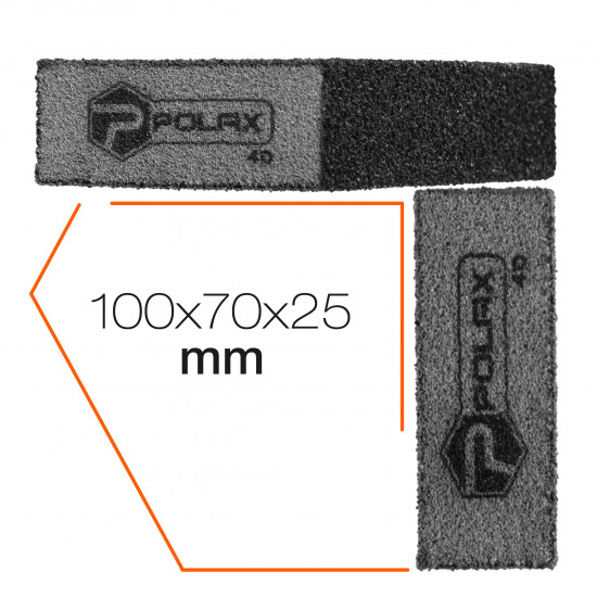 Губка шліфувальна P40 Polax пряма 100х70х25 мм (54-228)
