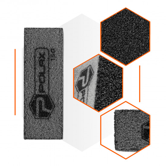 Губка шліфувальна P150 Polax пряма 100х70х25 мм (54-229)