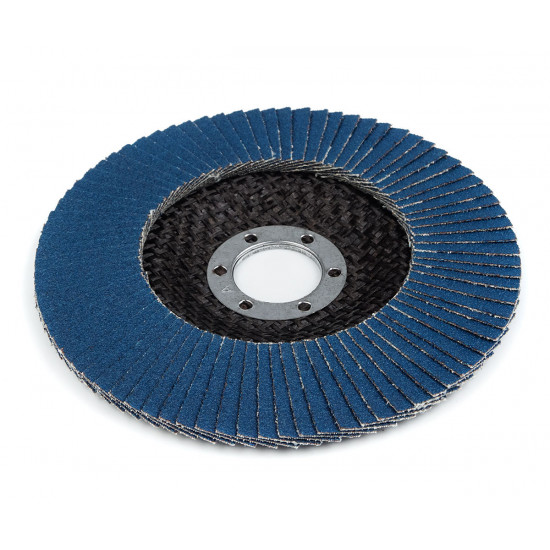 Диск шліфувальний пелюстковий 125*22, К120 Polax оксид цирконію (54-094)