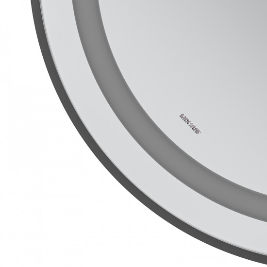 Зеркало Mixxus Premium ELLIPSE MV05-80x70-REVERSE BLACK (LED Touch, Anti-fog, димер(3-6kK))(MP6646)